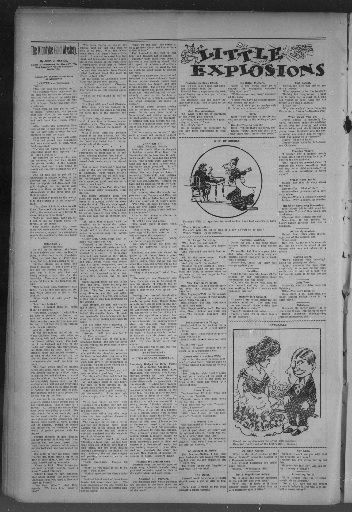Chickasha Daily Express. (Chickasha, Indian Terr.), Vol. 14, No. 86, Ed. 1 Tuesday, April 11, 1905
                                                
                                                    [Sequence #]: 2 of 8
                                                