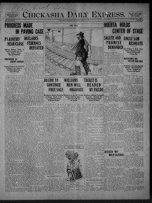 Chickasha Daily Express. (Chickasha, Okla.), Vol. FIFTEEN, No. 90, Ed. 1 Wednesday, April 15, 1914
