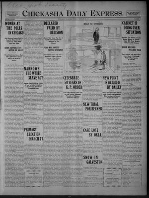 Chickasha Daily Express. (Chickasha, Okla.), Vol. FIFTEEN, No. 47, Ed. 1 Tuesday, February 24, 1914