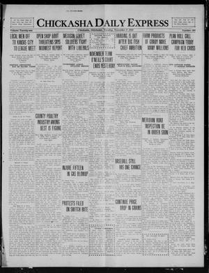 Chickasha Daily Express (Chickasha, Okla.), Vol. 21, No. 268, Ed. 1 Tuesday, November 9, 1920