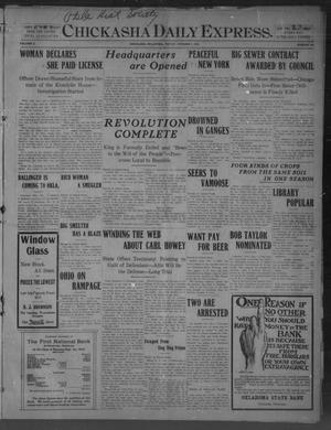Chickasha Daily Express. (Chickasha, Okla.), Vol. 11, No. 239, Ed. 1 Friday, October 7, 1910