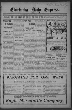 Chickasha Daily Express. (Chickasha, Indian Terr.), No. 217, Ed. 1 Tuesday, September 12, 1905