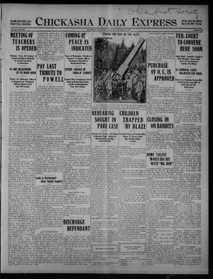 Chickasha Daily Express (Chickasha, Okla.), Vol. SIXTEEN, No. 286, Ed. 1 Thursday, October 28, 1915