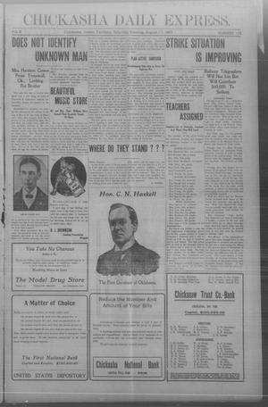 Chickasha Daily Express. (Chickasha, Indian Terr.), Vol. 8, No. 192, Ed. 1 Saturday, August 17, 1907
