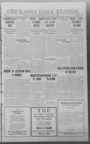 Chickasha Daily Express. (Chickasha, Okla.), Vol. 9, No. 132, Ed. 1 Wednesday, June 3, 1908