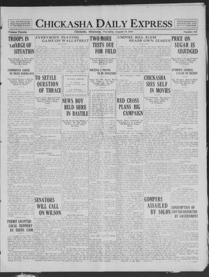 Chickasha Daily Express (Chickasha, Okla.), Vol. 20, No. 193, Ed. 1 Thursday, August 14, 1919