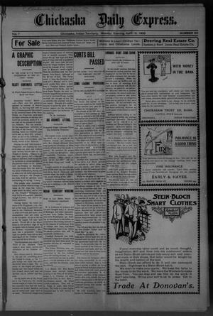 Chickasha Daily Express. (Chickasha, Indian Terr.), Vol. 7, No. 90, Ed. 1 Monday, April 16, 1906