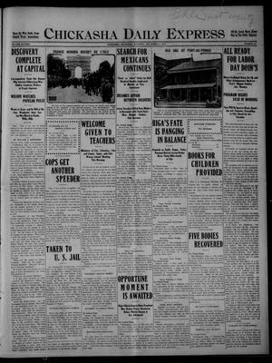 Chickasha Daily Express (Chickasha, Okla.), Vol. SIXTEEN, No. 241, Ed. 1 Saturday, September 4, 1915