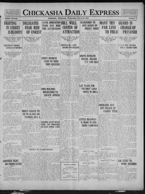 Chickasha Daily Express (Chickasha, Okla.), Vol. 20, No. 73, Ed. 1 Wednesday, March 26, 1919
