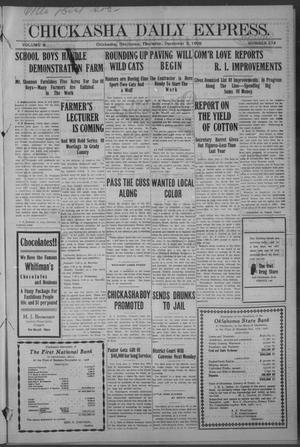Chickasha Daily Express. (Chickasha, Okla.), Vol. 9, No. 278, Ed. 1 Thursday, December 3, 1908