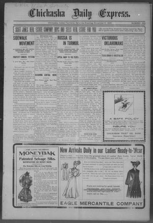 Chickasha Daily Express. (Chickasha, Indian Terr.), No. 263, Ed. 1 Saturday, November 4, 1905