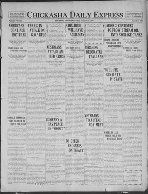 Chickasha Daily Express (Chickasha, Okla.), Vol. 20, No. 200, Ed. 1 Friday, August 22, 1919
