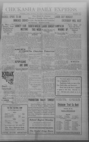 Chickasha Daily Express. (Chickasha, Indian Terr.), Vol. 8, No. 204, Ed. 1 Saturday, August 31, 1907