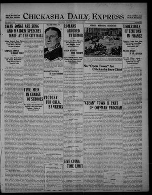 Chickasha Daily Express (Chickasha, Okla.), Vol. SIXTEEN, No. 106, Ed. 1 Tuesday, May 4, 1915