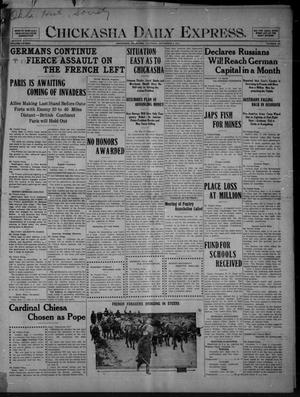 Chickasha Daily Express. (Chickasha, Okla.), Vol. FIFTEEN, No. 210, Ed. 1 Thursday, September 3, 1914