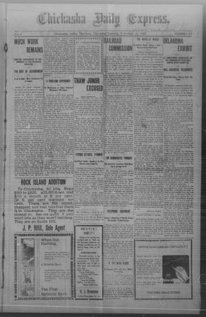 Chickasha Daily Express. (Chickasha, Indian Terr.), Vol. 8, No. 37, Ed. 1 Thursday, February 14, 1907