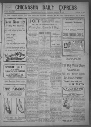 Chickasha Daily Express (Chickasha, Indian Terr.), Vol. 12, No. 212, Ed. 1 Thursday, September 3, 1903