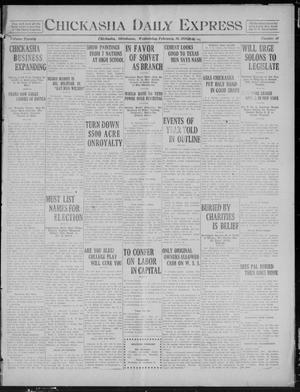 Chickasha Daily Express (Chickasha, Okla.), Vol. 20, No. 49, Ed. 1 Wednesday, February 26, 1919
