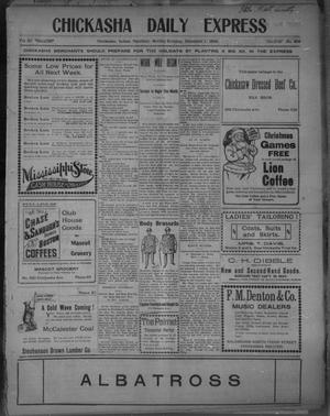 Chickasha Daily Express (Chickasha, Indian Terr.), Vol. 11, No. 298, Ed. 1 Monday, December 1, 1902
