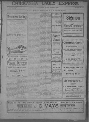 Chickasha Daily Express. (Chickasha, Indian Terr.), Vol. 12, No. 189, Ed. 1 Tuesday, December 8, 1903