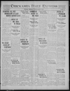 Chickasha Daily Express (Chickasha, Okla.), Vol. 20, No. 42, Ed. 1 Tuesday, February 18, 1919