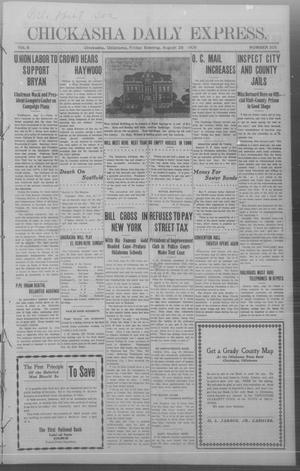 Chickasha Daily Express. (Chickasha, Okla.), Vol. 9, No. 205, Ed. 1 Friday, August 28, 1908