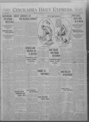 Chickasha Daily Express. (Chickasha, Okla.), Vol. THIRTEEN, No. 236, Ed. 1 Saturday, October 5, 1912