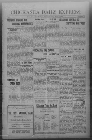 Chickasha Daily Express. (Chickasha, Indian Terr.), Vol. 8, No. 57, Ed. 1 Saturday, March 9, 1907