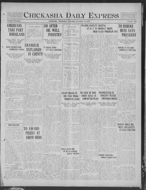 Chickasha Daily Express (Chickasha, Okla.), Vol. 19, No. 294, Ed. 1 Saturday, December 14, 1918