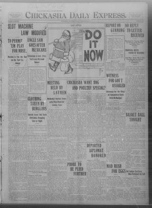 Chickasha Daily Express. (Chickasha, Okla.), Vol. THIRTEEN, No. 295, Ed. 1 Friday, December 20, 1912