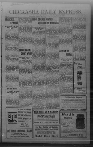 Chickasha Daily Express. (Chickasha, Indian Terr.), Vol. 8, No. 50, Ed. 1 Friday, April 19, 1907