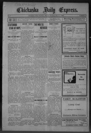 Chickasha Daily Express. (Chickasha, Indian Terr.), Vol. 7, No. 54, Ed. 1 Monday, March 5, 1906