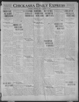 Primary view of object titled 'Chickasha Daily Express (Chickasha, Okla.), Vol. 20, No. 219, Ed. 1 Monday, September 15, 1919'.