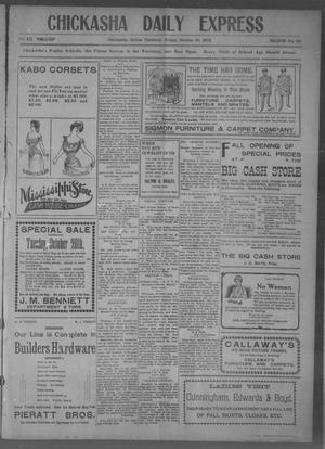 Chickasha Daily Express (Chickasha, Indian Terr.), Vol. 12, No. 159, Ed. 1 Friday, October 30, 1903