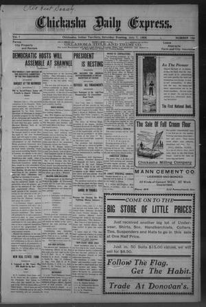 Chickasha Daily Express. (Chickasha, Indian Terr.), Vol. 7, No. 159, Ed. 1 Saturday, July 7, 1906