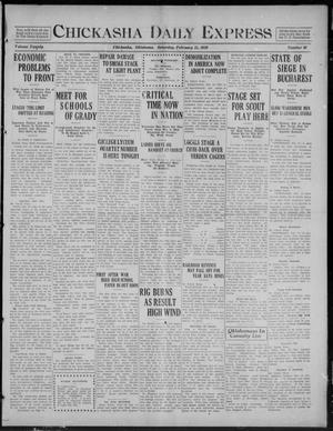 Chickasha Daily Express (Chickasha, Okla.), Vol. 20, No. 40, Ed. 1 Saturday, February 15, 1919