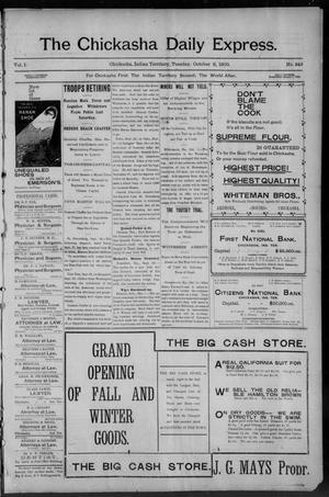 The Chickasha Daily Express. (Chickasha, Indian Terr.), Vol. 1, No. 243, Ed. 1 Tuesday, October 2, 1900