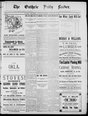 The Guthrie Daily Leader. (Guthrie, Okla.), Vol. 2, No. 58, Ed. 1, Saturday, February 10, 1894