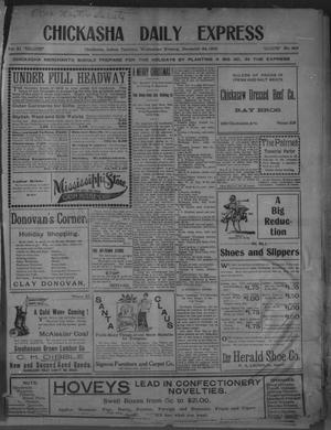Chickasha Daily Express (Chickasha, Indian Terr.), Vol. 11, No. 318, Ed. 1 Wednesday, December 24, 1902