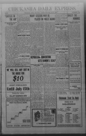Chickasha Daily Express. (Chickasha, Indian Terr.), Vol. 8, No. 159, Ed. 1 Tuesday, July 9, 1907