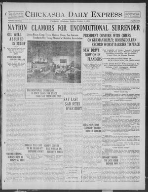 Chickasha Daily Express (Chickasha, Okla.), Vol. 19, No. 242, Ed. 1 Monday, October 14, 1918