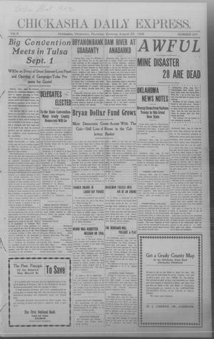 Chickasha Daily Express. (Chickasha, Okla.), Vol. 9, No. 204, Ed. 1 Thursday, August 27, 1908