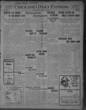 Chickasha Daily Express. (Chickasha, Okla.), Vol. 11, No. 240, Ed. 1 Saturday, October 8, 1910