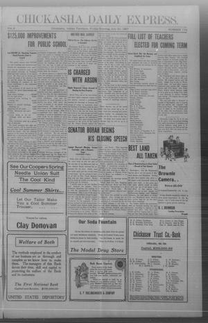 Chickasha Daily Express. (Chickasha, Indian Terr.), Vol. 8, No. 174, Ed. 1 Friday, July 26, 1907