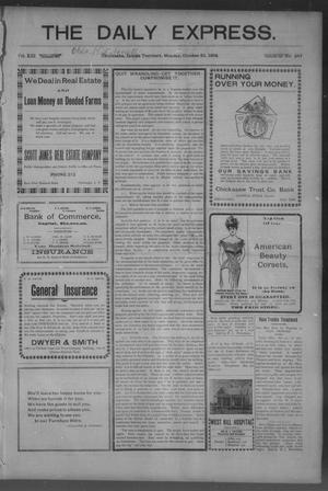 The Daily Express. (Chickasha, Indian Terr.), Vol. 13, No. 247, Ed. 1 Monday, October 24, 1904