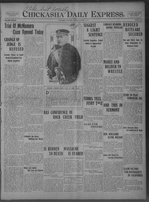 Chickasha Daily Express. (Chickasha, Okla.), Vol. 12, No. 236, Ed. 1 Wednesday, October 11, 1911