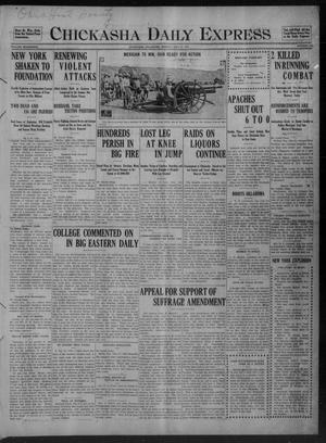 Chickasha Daily Express (Chickasha, Okla.), Vol. 17, No. 181, Ed. 1 Monday, July 31, 1916