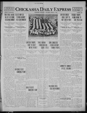 Chickasha Daily Express (Chickasha, Okla.), Vol. 21, No. 186, Ed. 1 Thursday, August 5, 1920