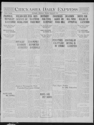 Chickasha Daily Express (Chickasha, Okla.), Vol. 20, No. 23, Ed. 1 Monday, January 27, 1919