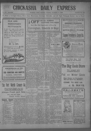Chickasha Daily Express (Chickasha, Indian Terr.), Vol. 12, No. 224, Ed. 1 Thursday, September 17, 1903